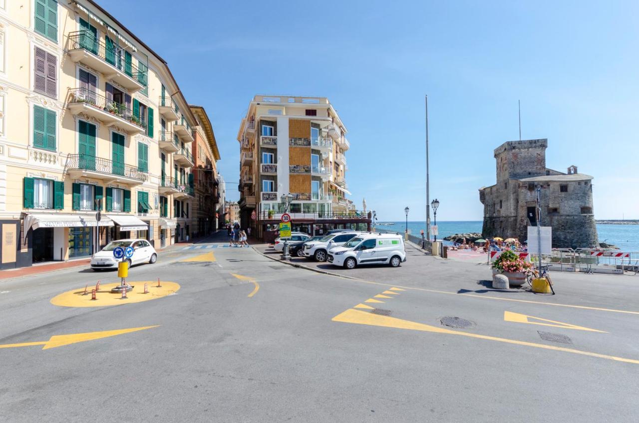 Alla Casa Rosa Al Mare- Centrale A Di Fronte Al Mare- Emozionante- Garage Privato Gratuito A 800 Mt- Aria Condizionata-Wifi ราปาลโล ภายนอก รูปภาพ