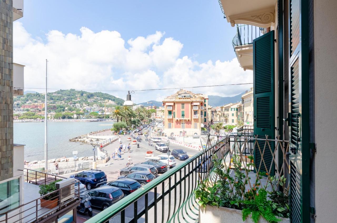 Alla Casa Rosa Al Mare- Centrale A Di Fronte Al Mare- Emozionante- Garage Privato Gratuito A 800 Mt- Aria Condizionata-Wifi ราปาลโล ภายนอก รูปภาพ